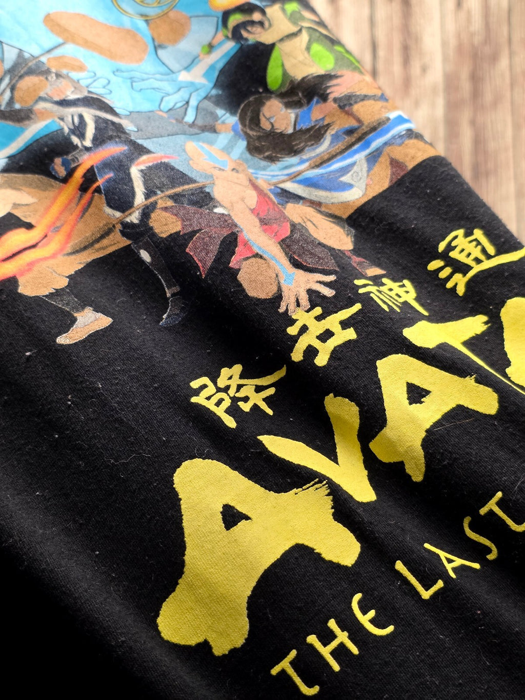 Avatar The Last Airbender Graphic T Shirt Black MX901