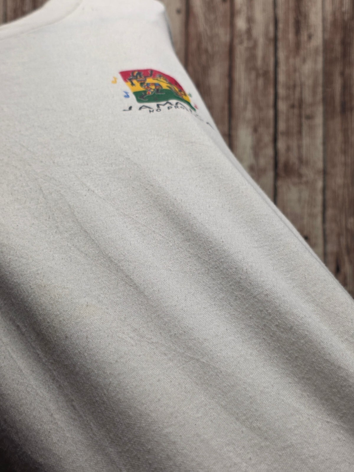 Jamaica No Problem Graphic T Shirt White