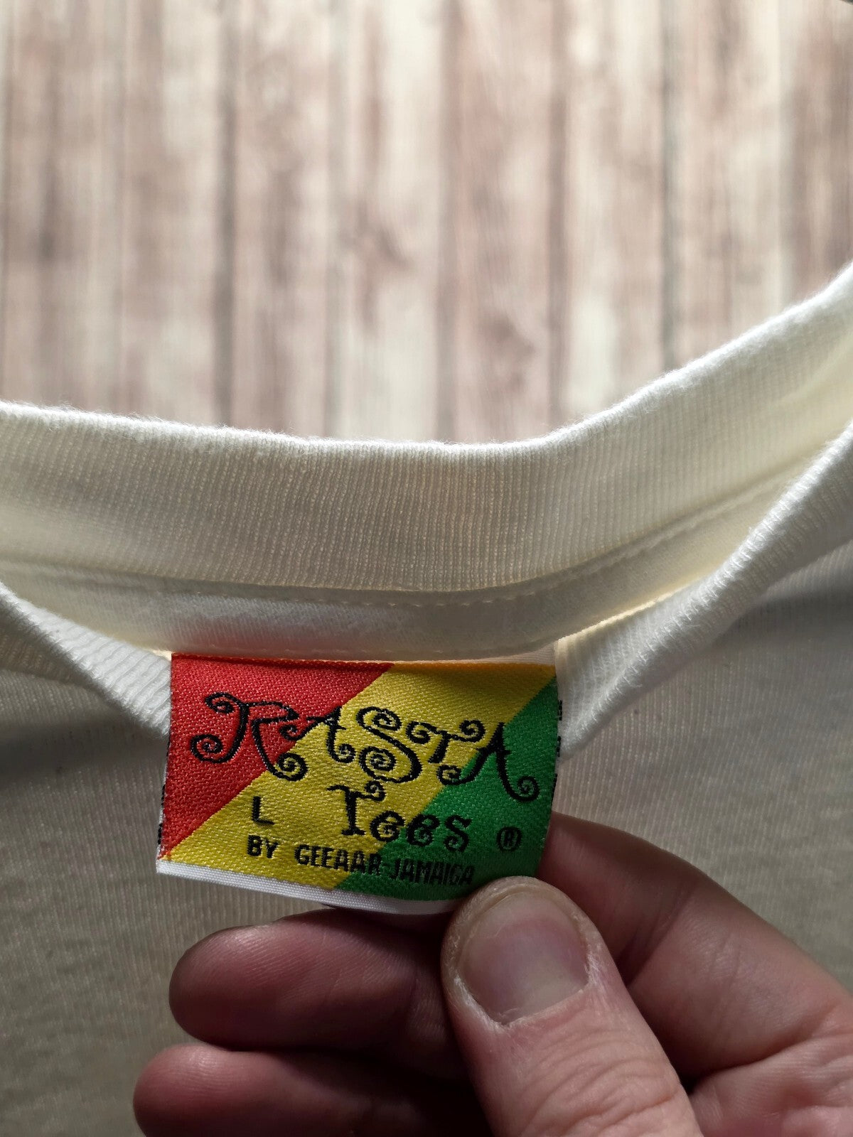 Jamaica No Problem Graphic T Shirt White