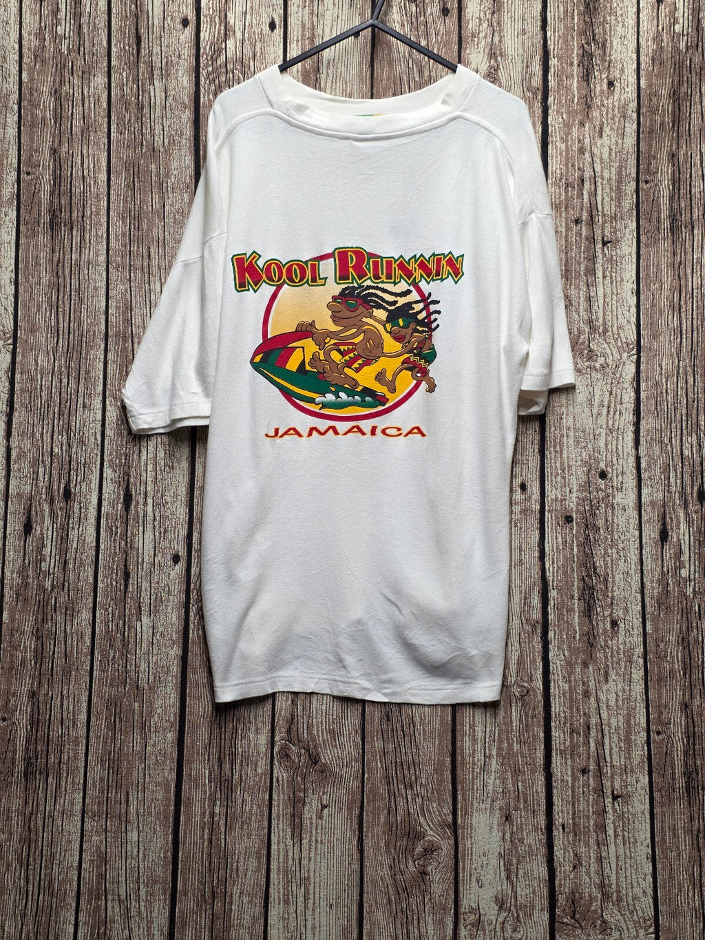Jamaica No Problem Graphic T Shirt White