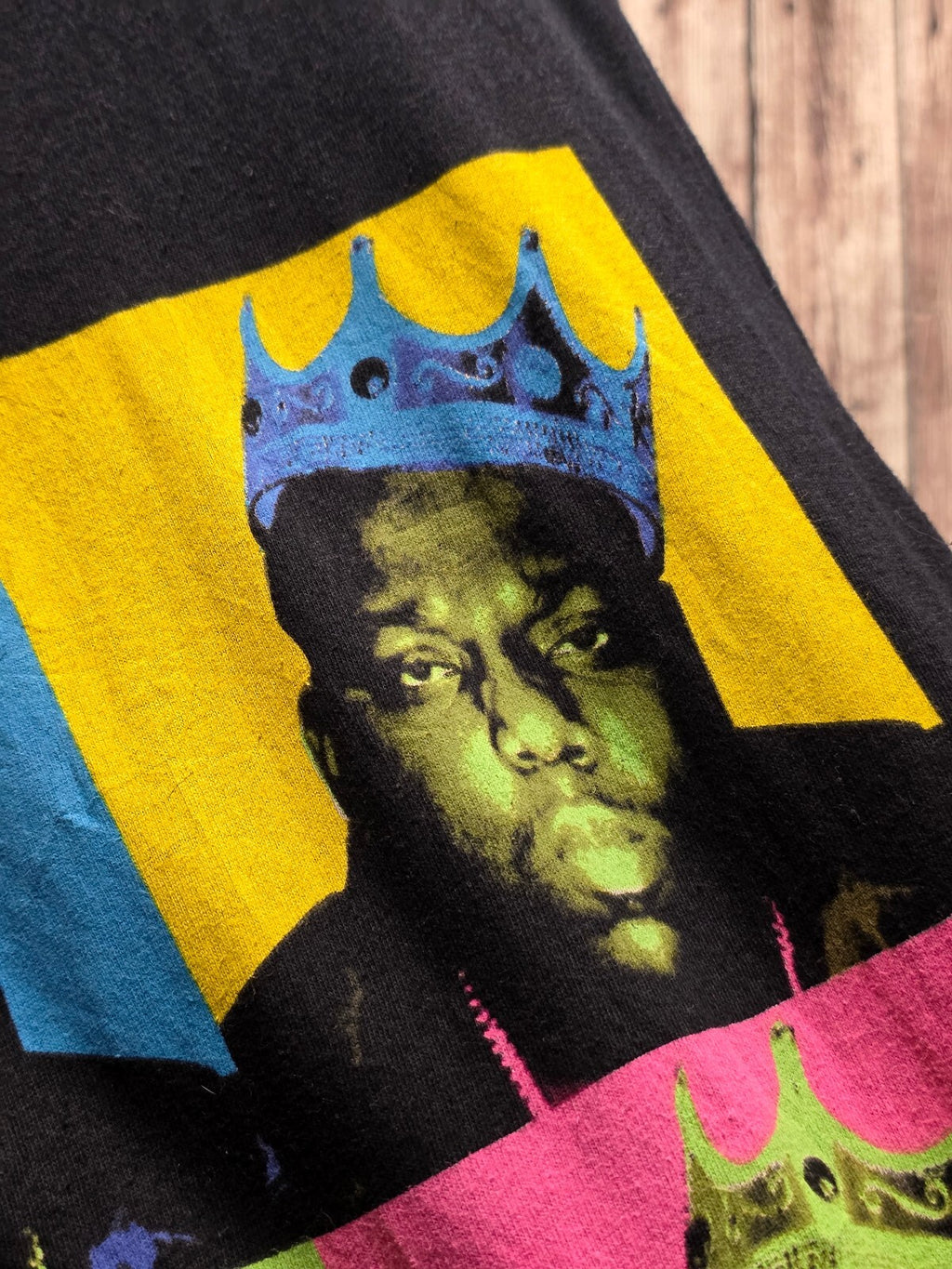 Notorious B.I.G. Crown Graphic T Shirt Black BSCL3