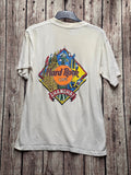 Hard Rock Cafe Shanghai Graphic T Shirt Cream BSCL4