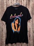 Aaliyah Graphic T Shirt Black Size L BSCL5