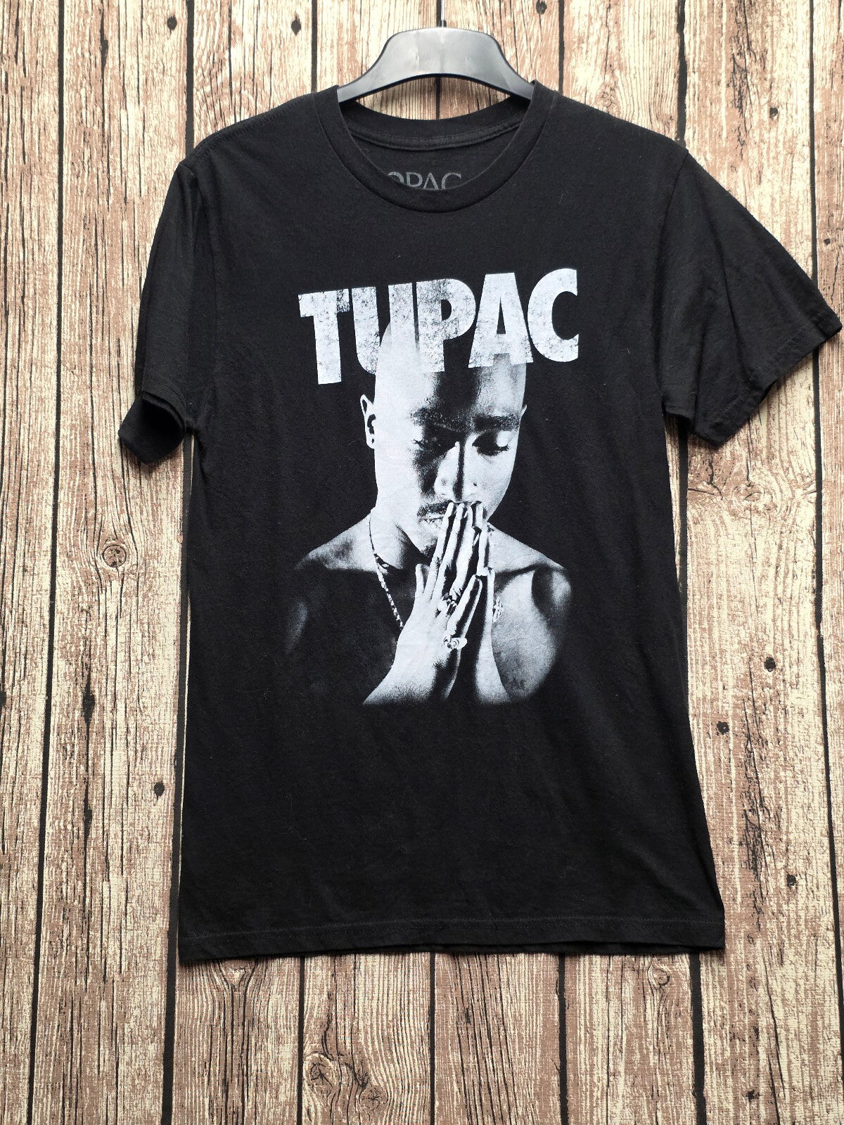 Tupac Graphic T Shirt Black Size S BSCL20
