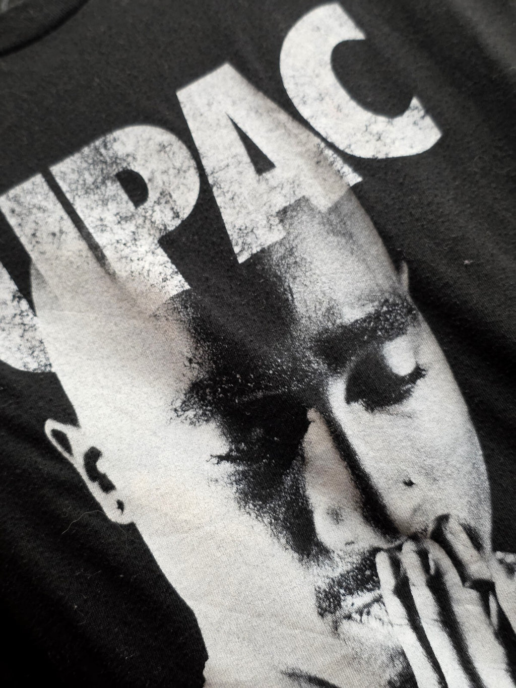 Tupac Graphic T Shirt Black Size S BSCL20