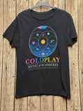 Coldplay Music of the Spheres T Shirt Black Large BSCL31