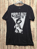 Jimi Hendrix Purple Haze London 66 T Shirt Black BSCL34