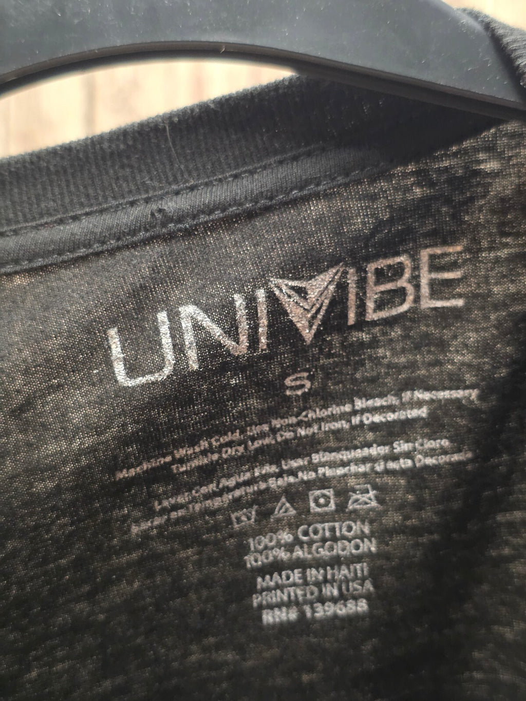 Univibe Astronaut Graphic T Shirt Black S BSCL39