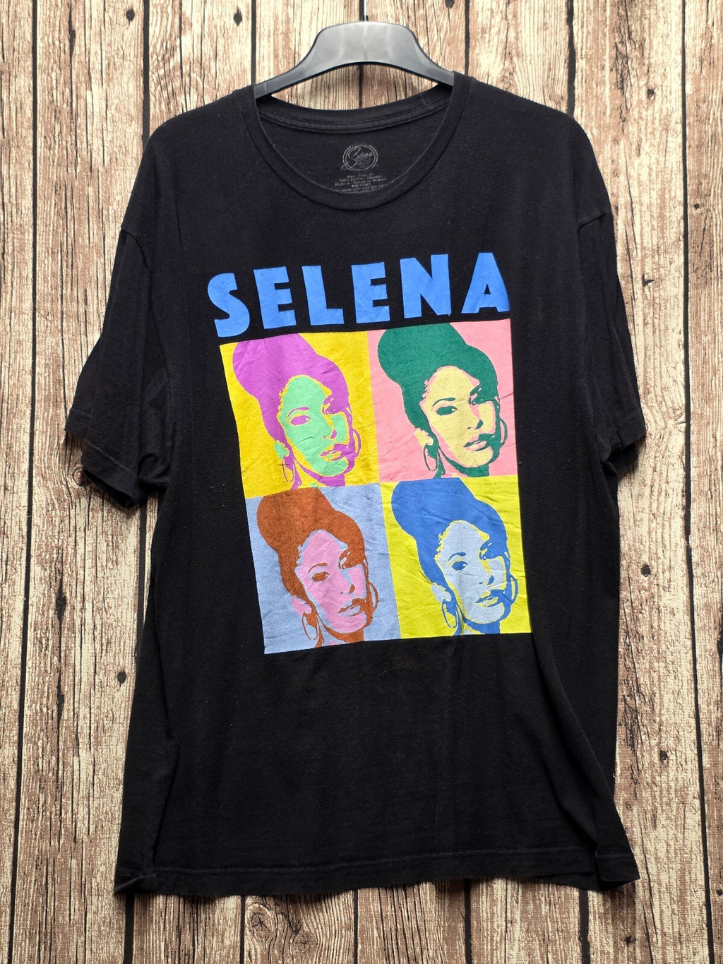 Selena Graphic T Shirt Black BSCL41