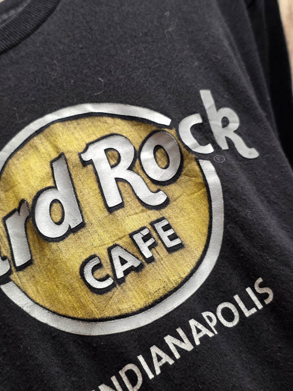 Hard Rock Cafe Indianapolis T Shirt Black BSC L49