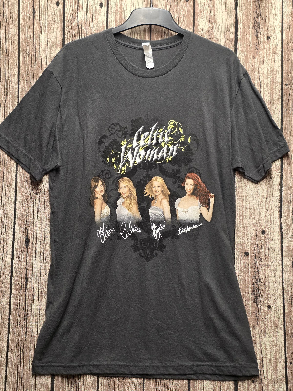 Little Women Cast Graphic T Shirt Charcoal BSC L52