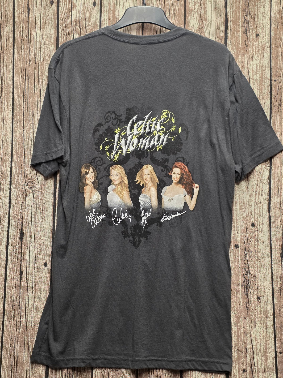 Little Women Cast Graphic T Shirt Charcoal BSC L52