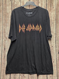 Def Leppard Graphic T Shirt Black XL BSC L57