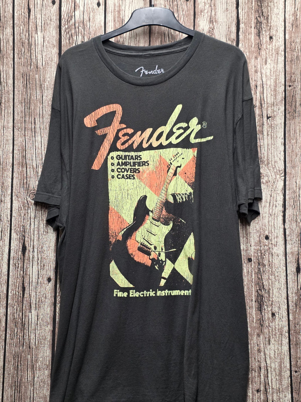 Fender Fine Electric Instrument Graphic T Shirt Black XXL BSC L60