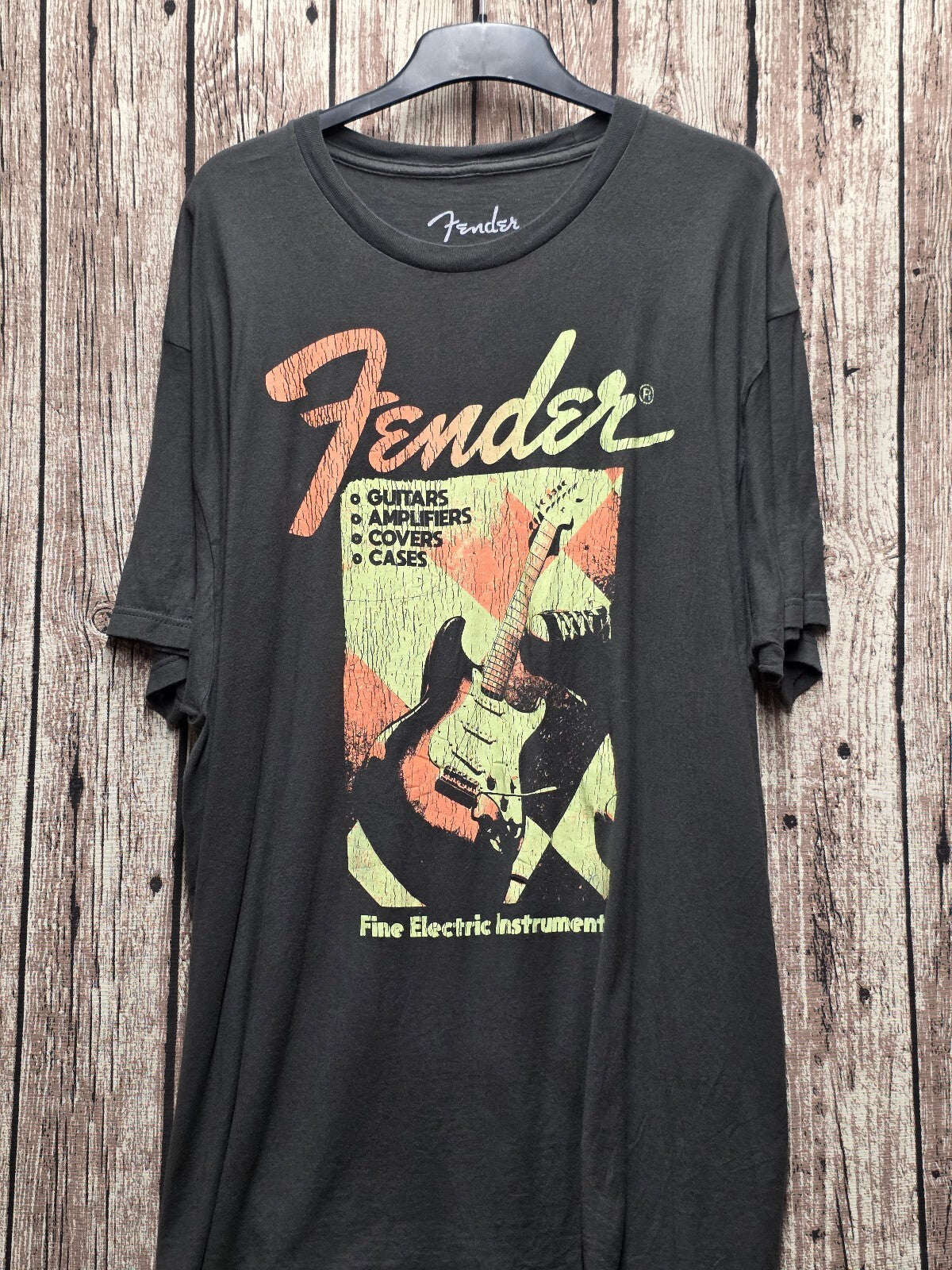 Fender Fine Electric Instrument Graphic T Shirt Black XXL BSC L60