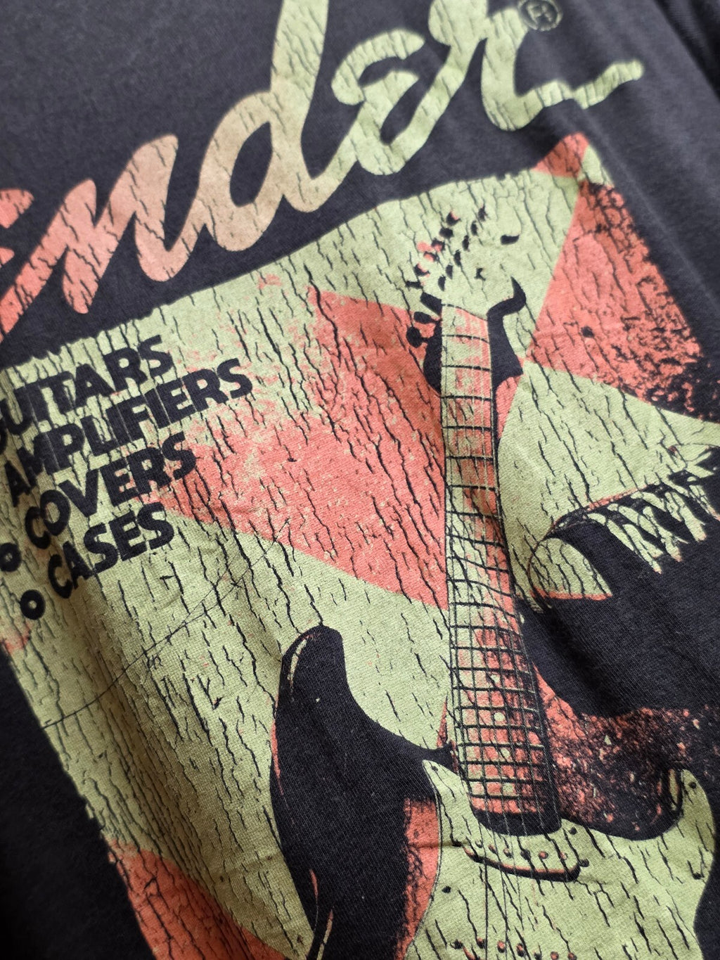 Fender Fine Electric Instrument Graphic T Shirt Black XXL BSC L60