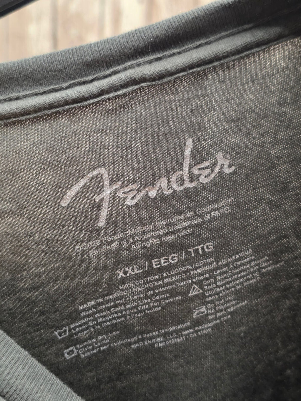 Fender Fine Electric Instrument Graphic T Shirt Black XXL BSC L60