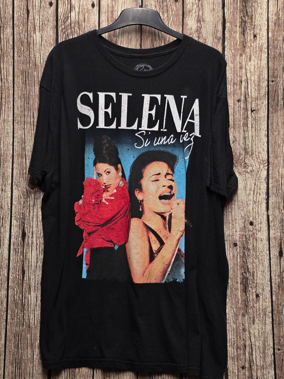 Selena Si Una Vez Graphic T Shirt Black 2XL BSC L61