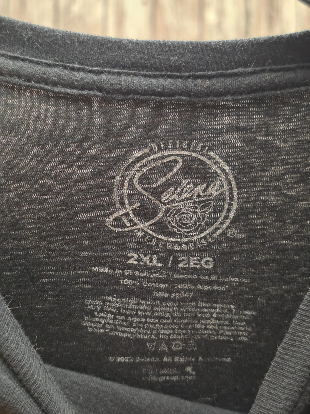 Selena Si Una Vez Graphic T Shirt Black 2XL BSC L61