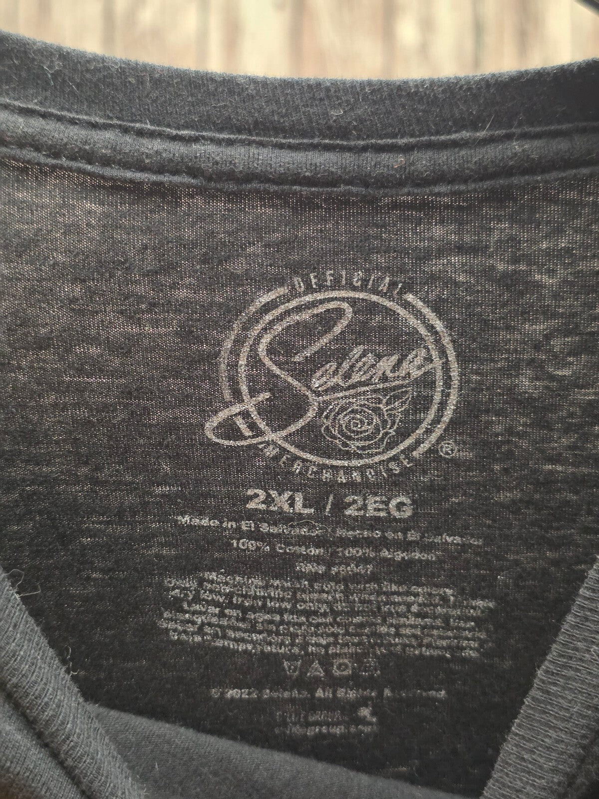 Selena Si Una Vez Graphic T Shirt Black 2XL BSC L61
