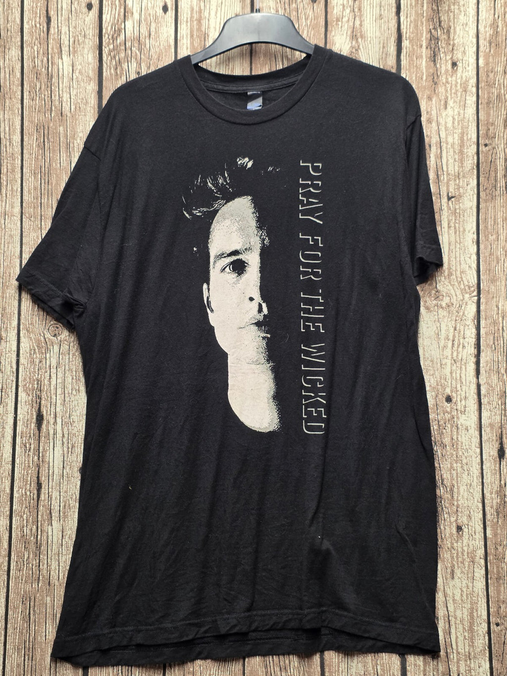 Pray for the Wicked Tour T Shirt Black BSC L62