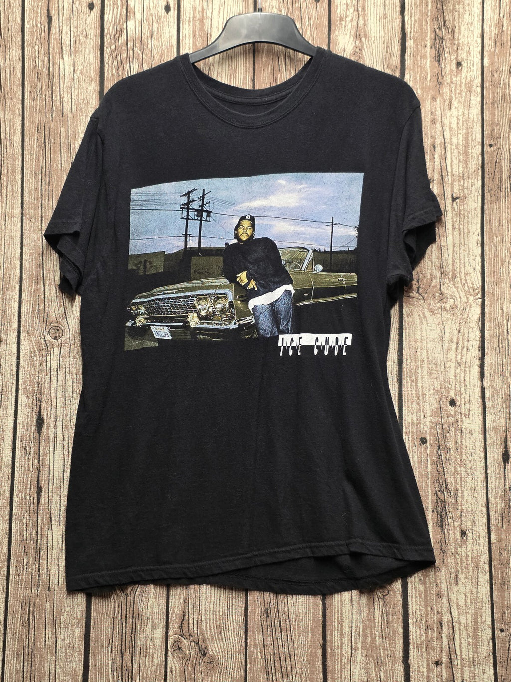 Ice Cube Graphic T Shirt Black BSC L66