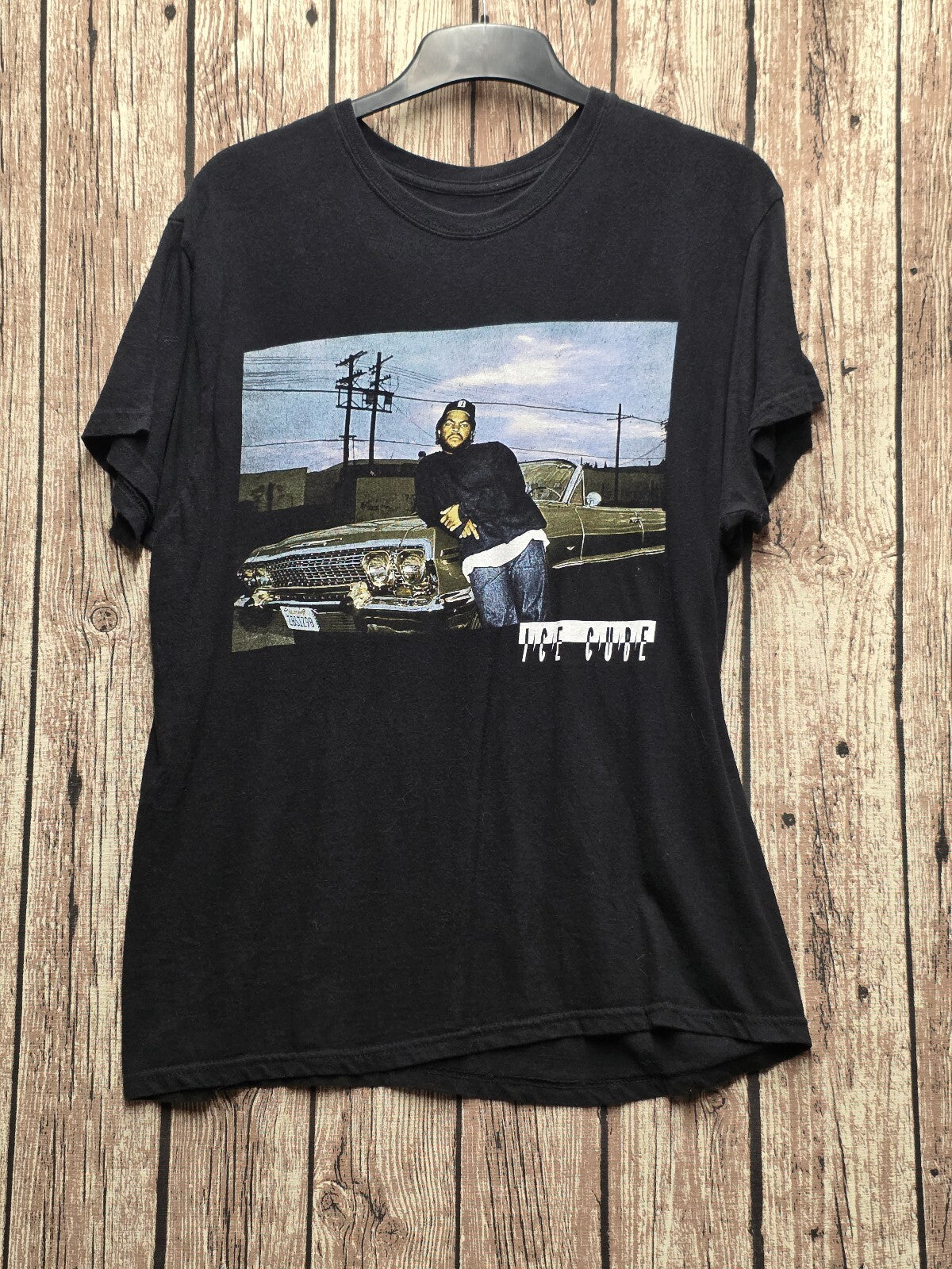 Ice Cube Graphic T Shirt Black BSC L66
