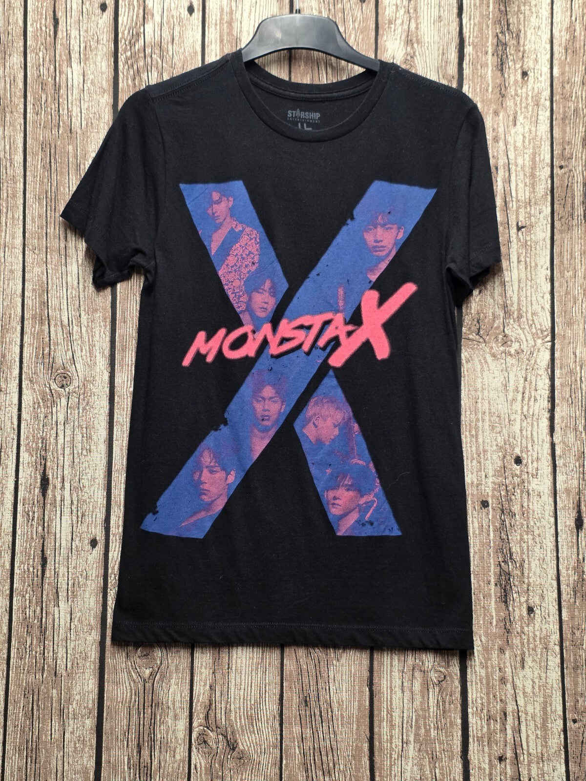 Monsta X Graphic T Shirt Black BSC L67