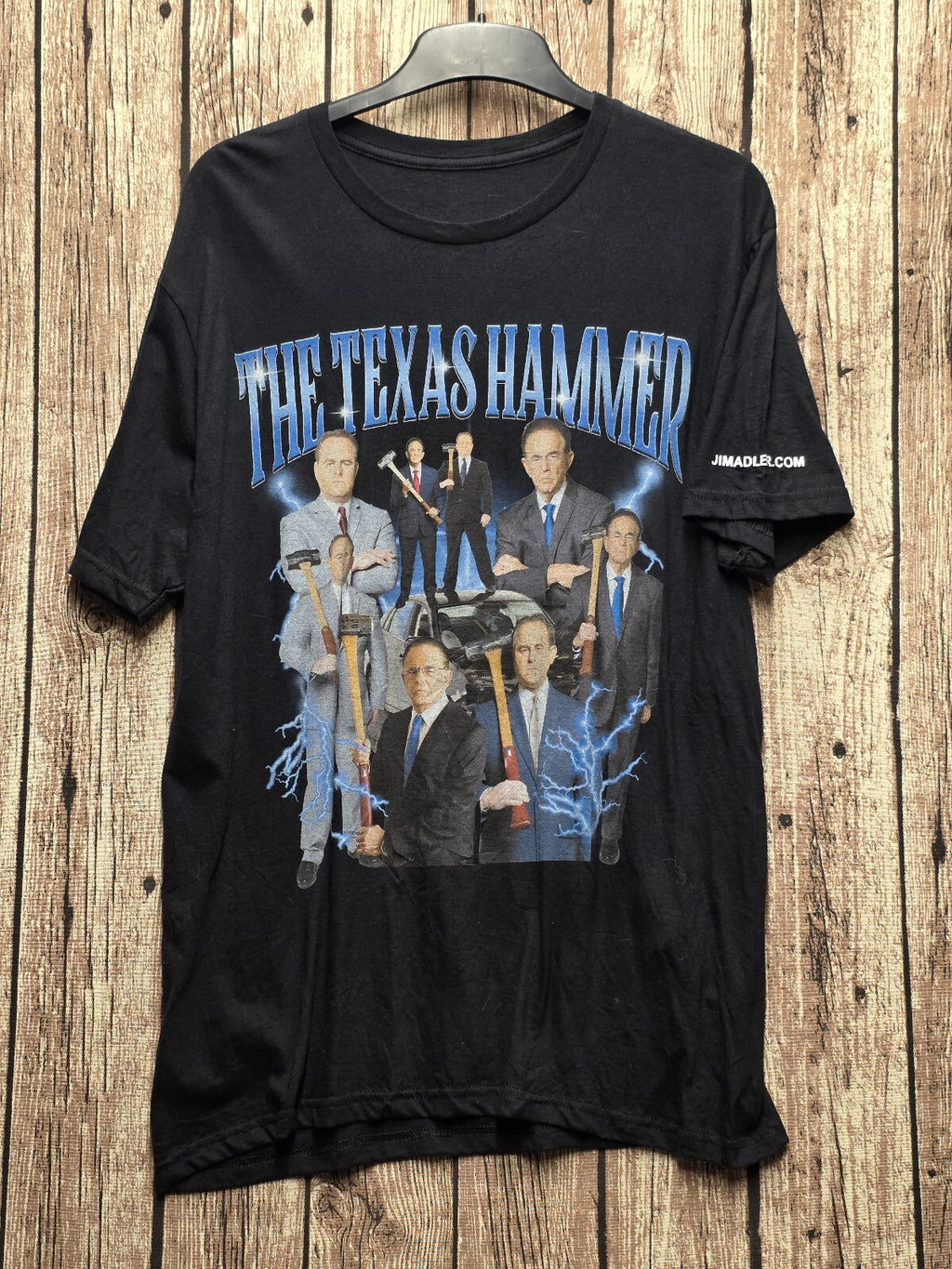 The Texas Hammer Graphic T Shirt Black BSC L68