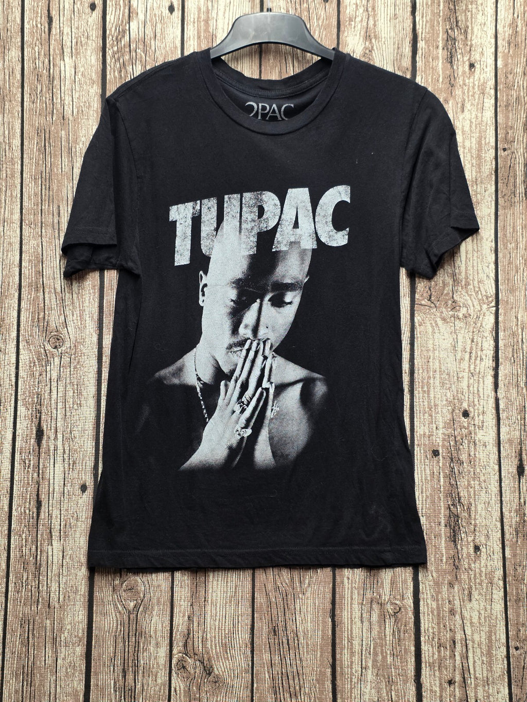 2Pac Graphic T Shirt Black BSC L71