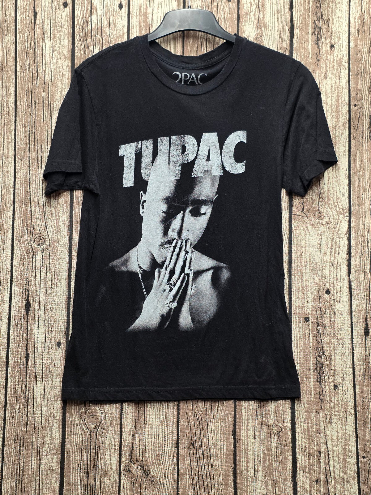 2Pac Graphic T Shirt Black BSC L71