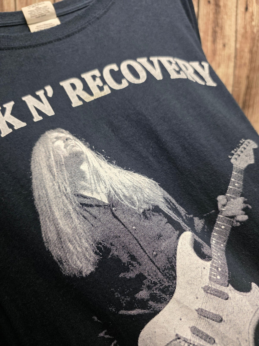 Rock n Recovery Benefit T Shirt Black XL BSCL74