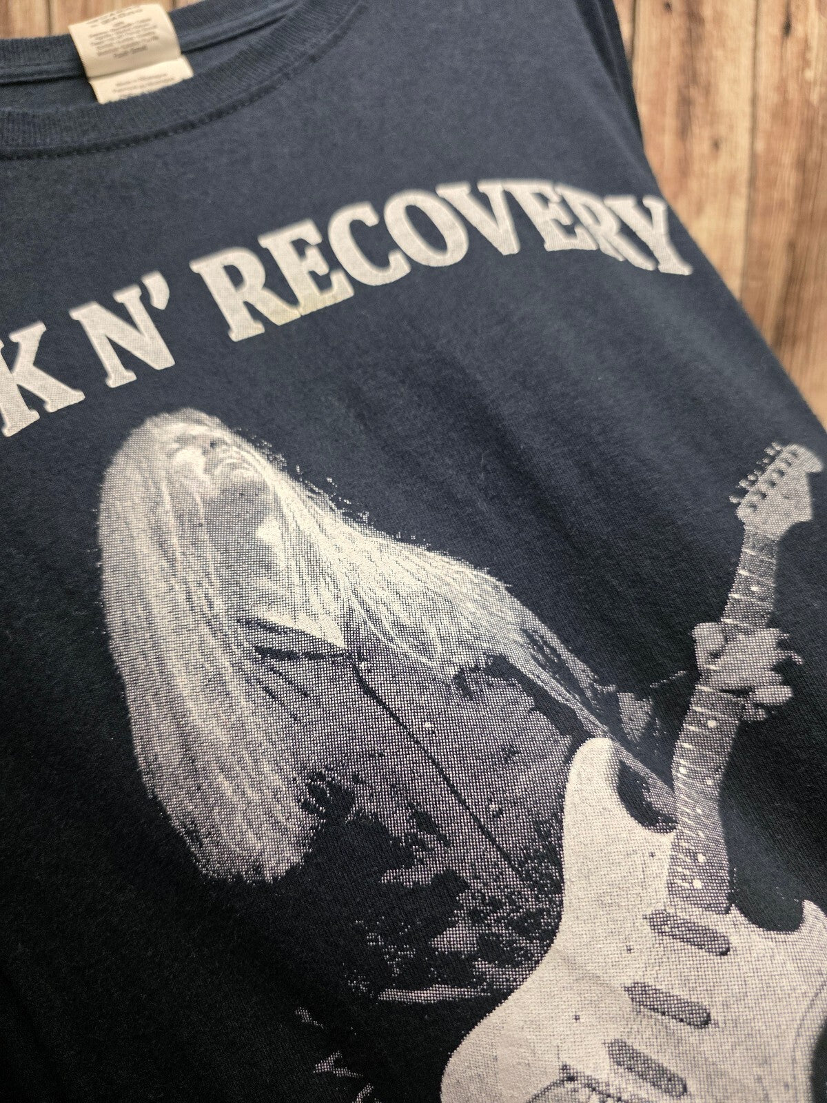 Rock n Recovery Benefit T Shirt Black XL BSCL74