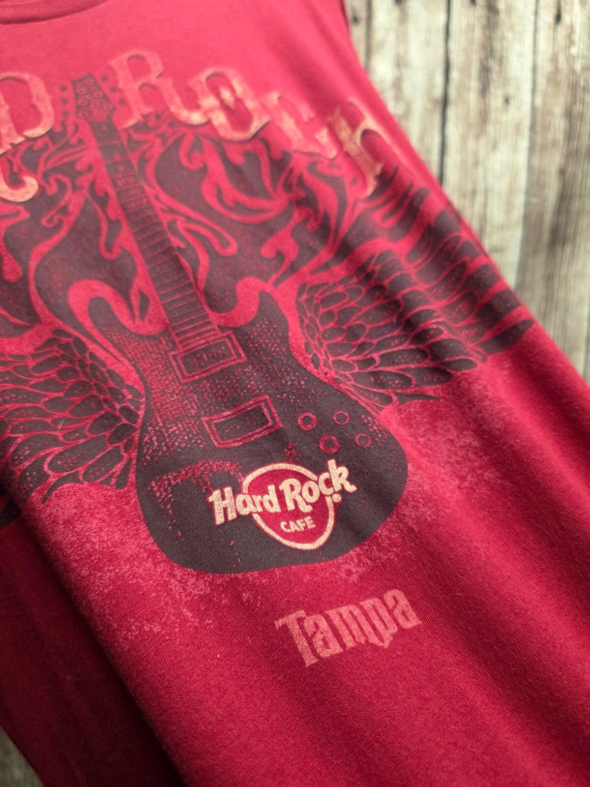 Hard Rock Cafe Tampa T Shirt Red BSCL75