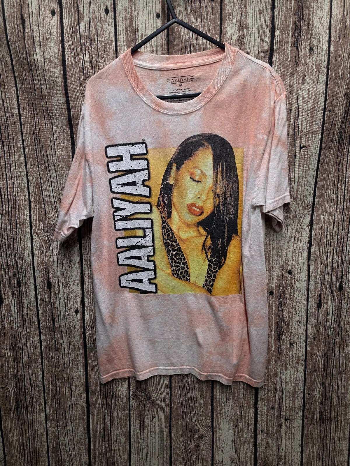 Aaliyah Graphic T Shirt Pink M BSCL78