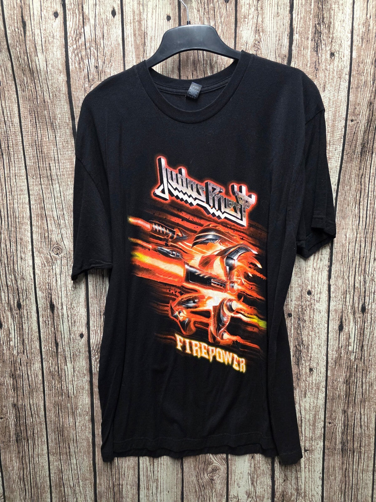 Judas Priest Firepower T Shirt Black L BSCL81