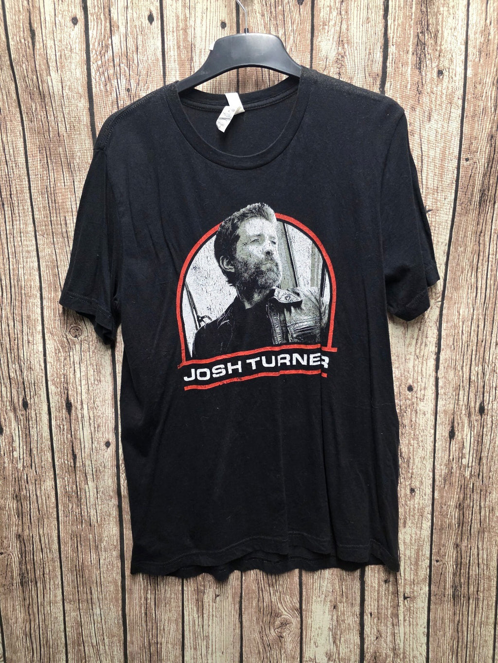 Josh Turner Tour T Shirt Black L BSCL82