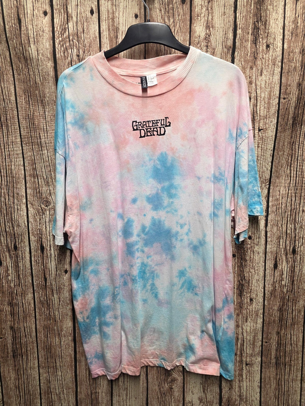 Grateful Dead Tie Dye T Shirt Pink Blue XL BSCL85