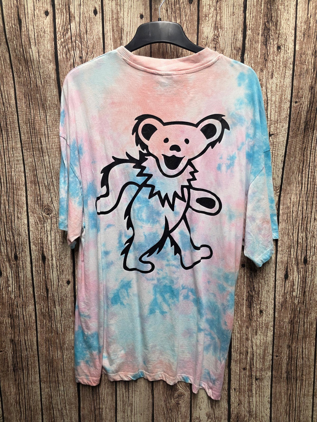 Grateful Dead Tie Dye T Shirt Pink Blue XL BSCL85