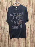 Maroon 5 Kelly Clarkson Tour T Shirt Black M BSCL86