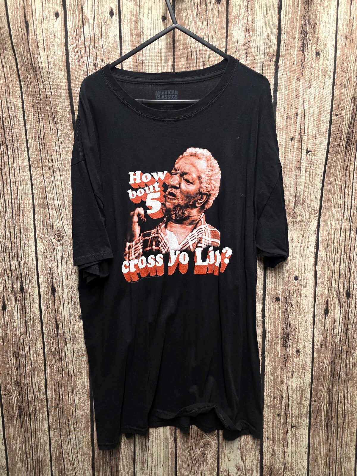 How Bout 5 Cross Yo Lil T Shirt Black L BSCL87