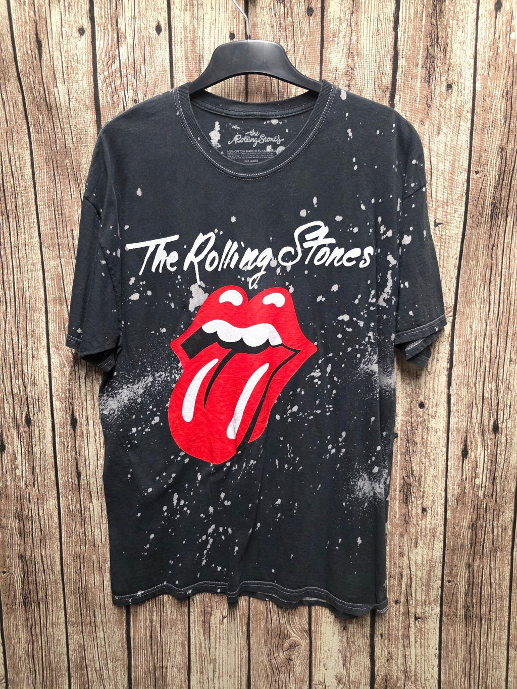 Rolling Stones Tongue T Shirt Black L BSCL94