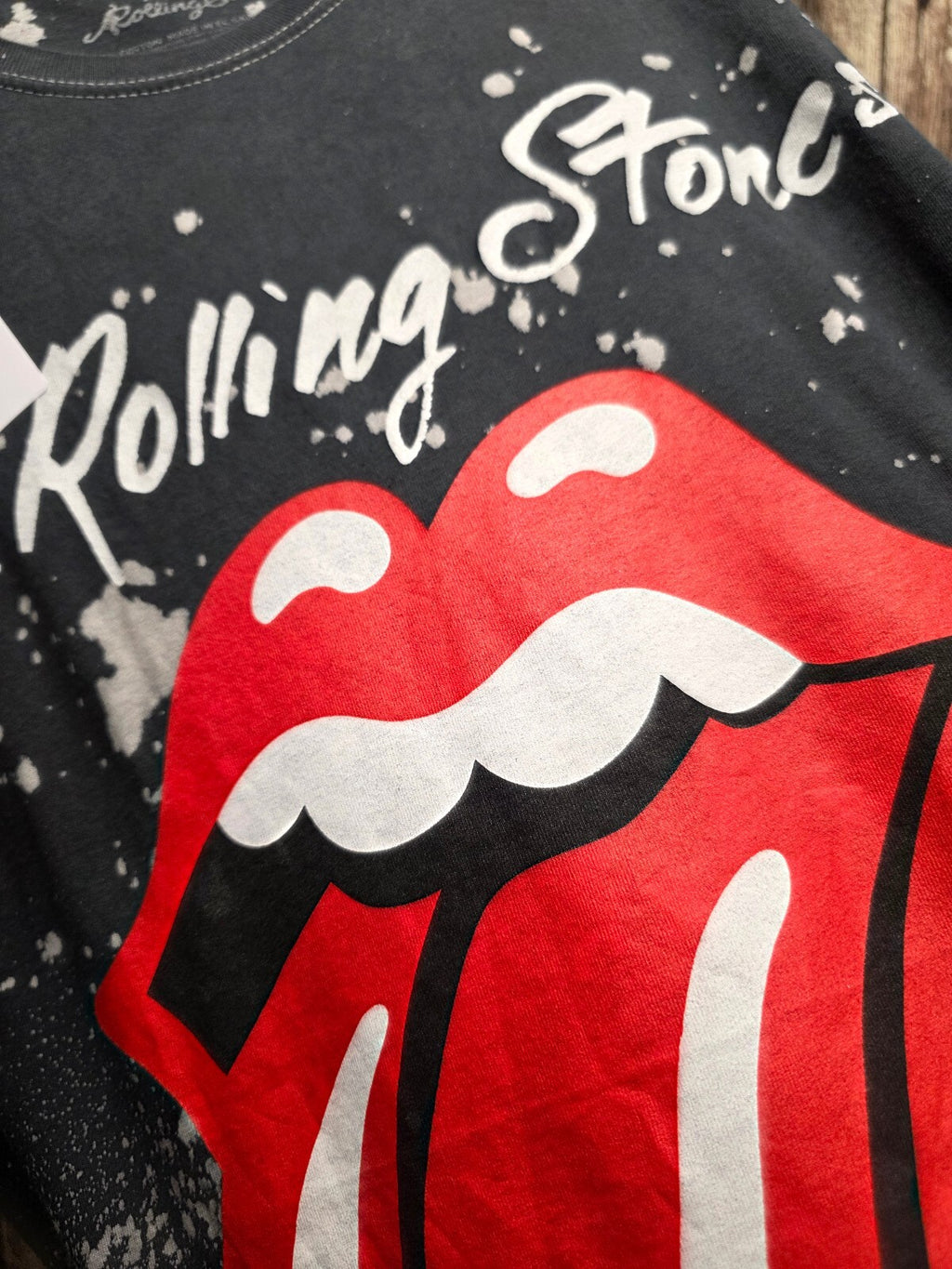 Rolling Stones Tongue T Shirt Black L BSCL94