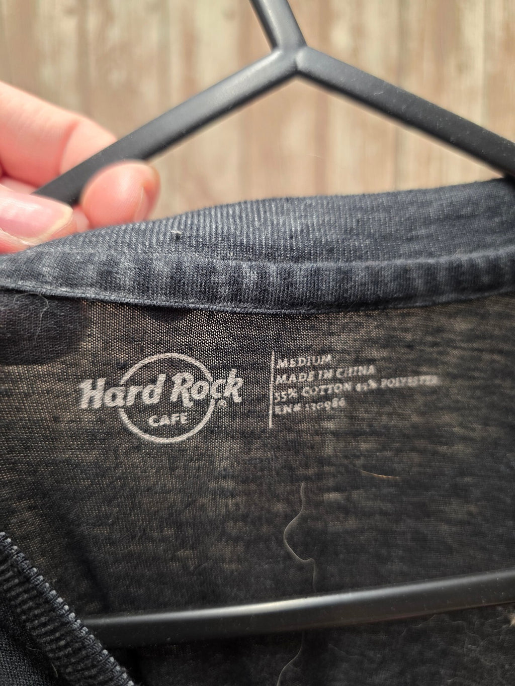 Hard Rock Cafe New York T Shirt Charcoal M BSCL98
