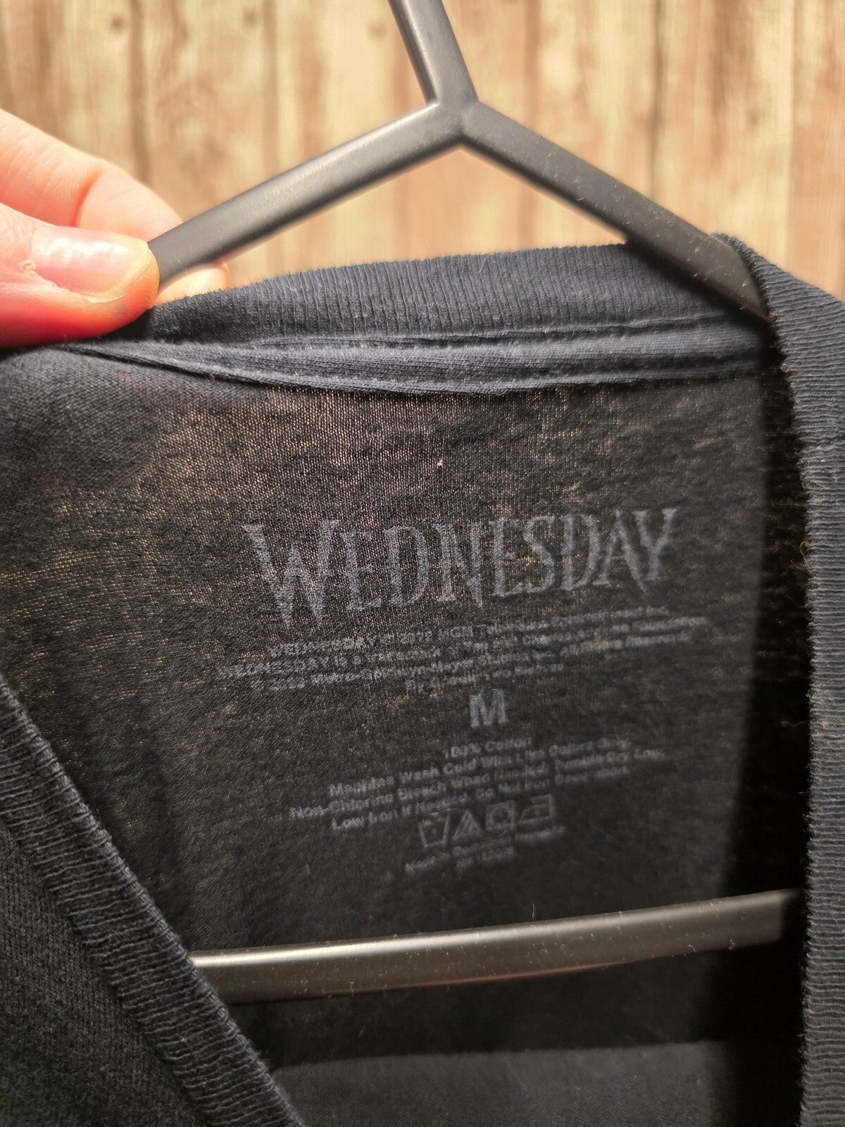 Wednesday What Would Wednesday Do T Shirt Black M BSCL100