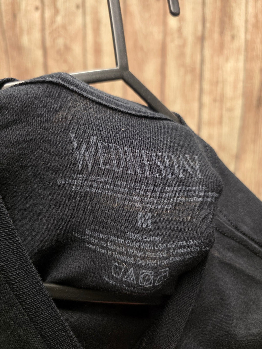 Wednesday What Would Wednesday Do T Shirt Black M BSCL100