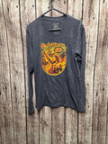 Bob Marley Rebel Music Long Sleeve T Shirt Grey S BSCL101