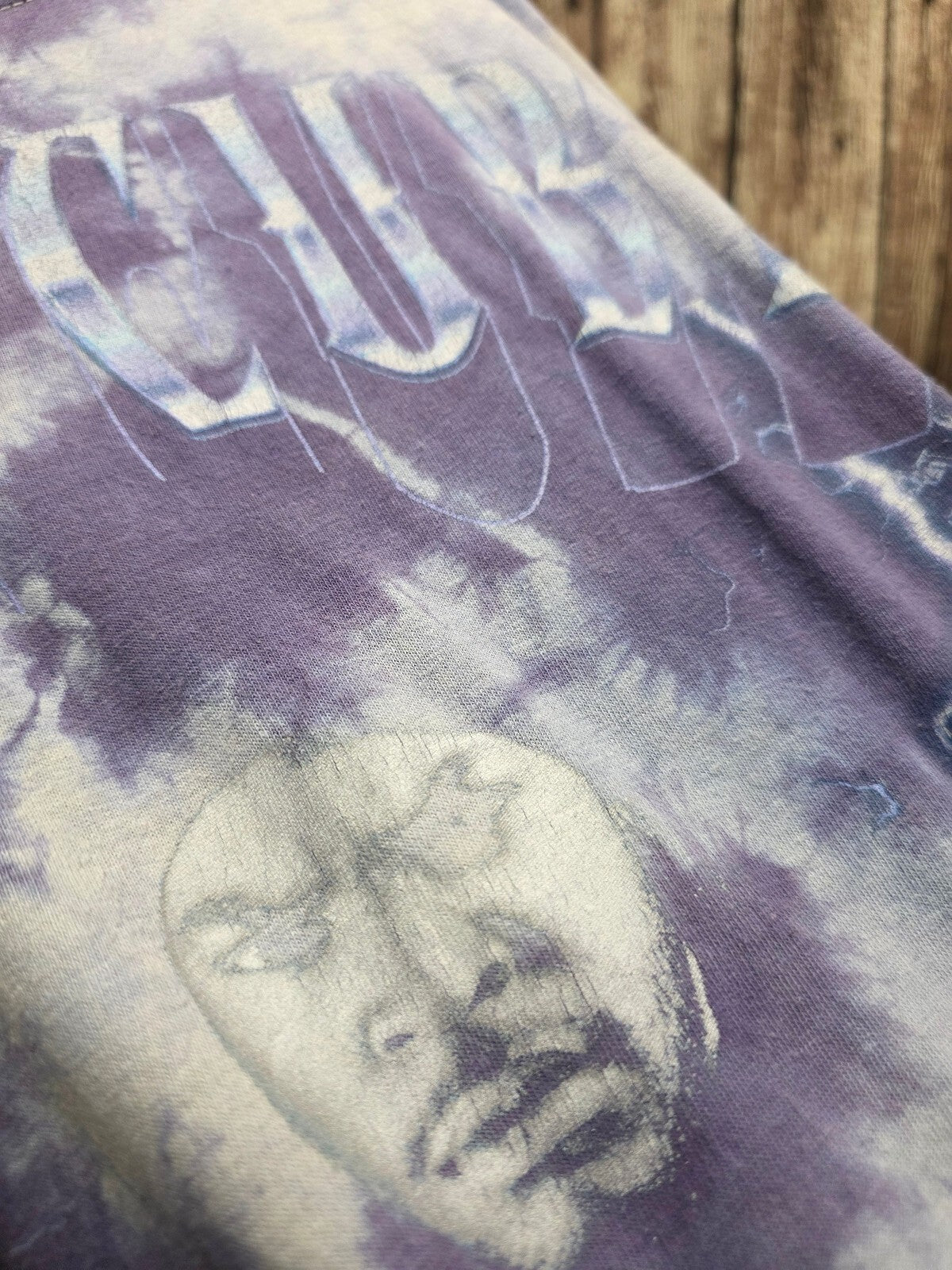 Ice Cube Tie Dye Graphic T Shirt Purple BSCL104