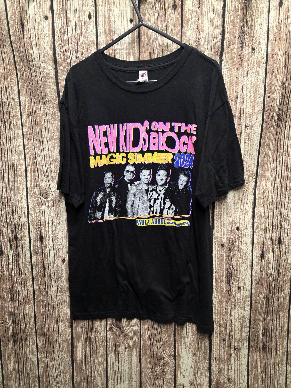 New Kids on the Block Magic Summer 2024 T Shirt Black L BSCL108