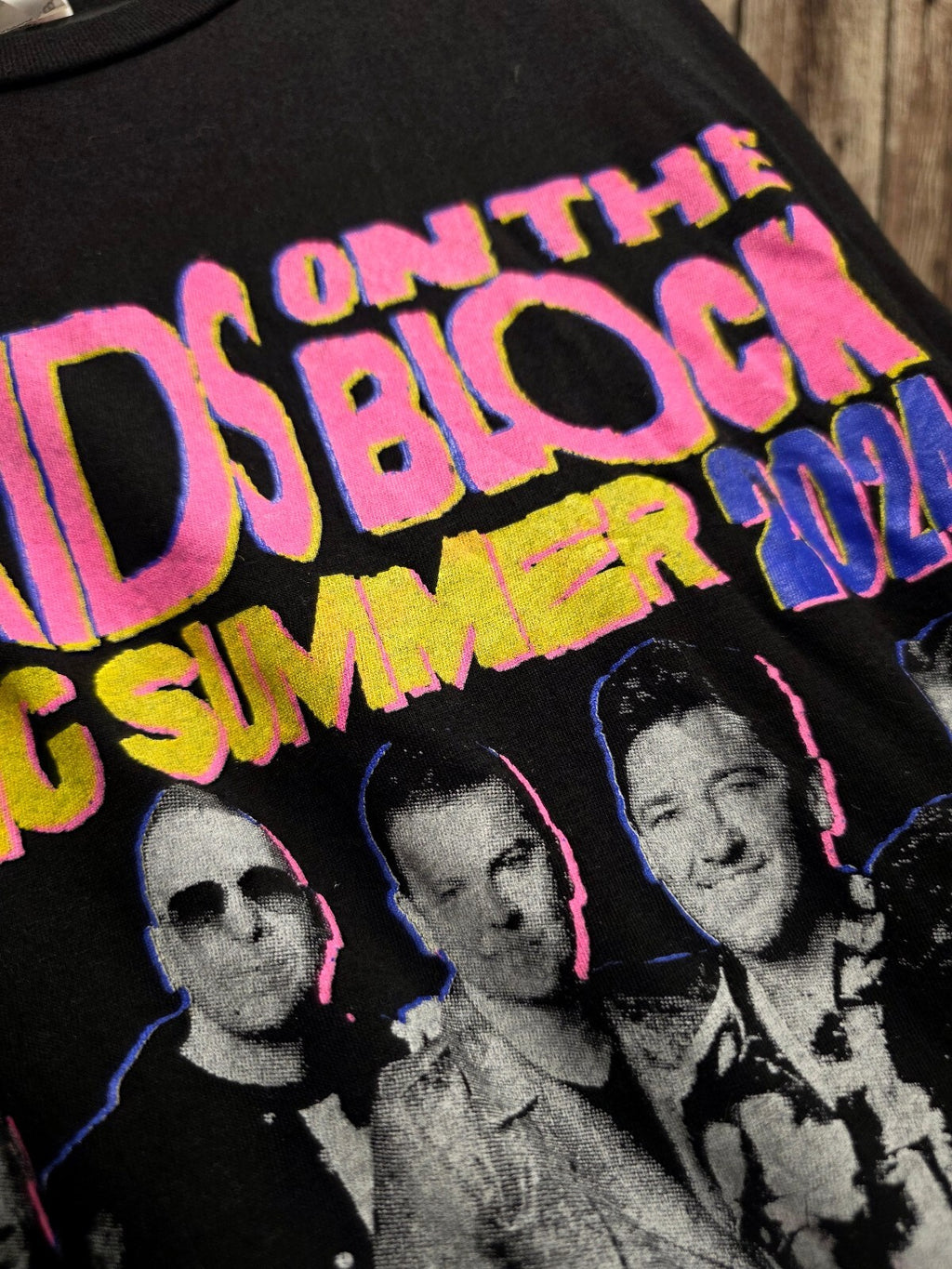 New Kids on the Block Magic Summer 2024 T Shirt Black L BSCL108